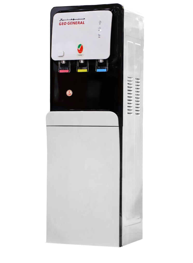 GEO GENERAL Water Dispenser Model GSM-313LB, Hot & Cold, 5L/h Hot, 2L/h Cold, 550W Heating, 90W Cooling, 3 Taps, Cabinet - Image 1