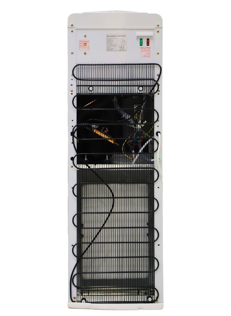 GEO GENERAL Water Dispenser Model GSM-313LB, Hot & Cold, 5L/h Hot, 2L/h Cold, 550W Heating, 90W Cooling, 3 Taps, Cabinet - Image 3