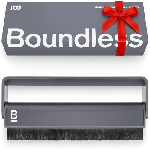 Boundless Audio Record Cleaner Brush - Carbon Fiber Anti-Static Vinyl Brush - Record Player Accessories for Vinyl Cleaning - Image 1