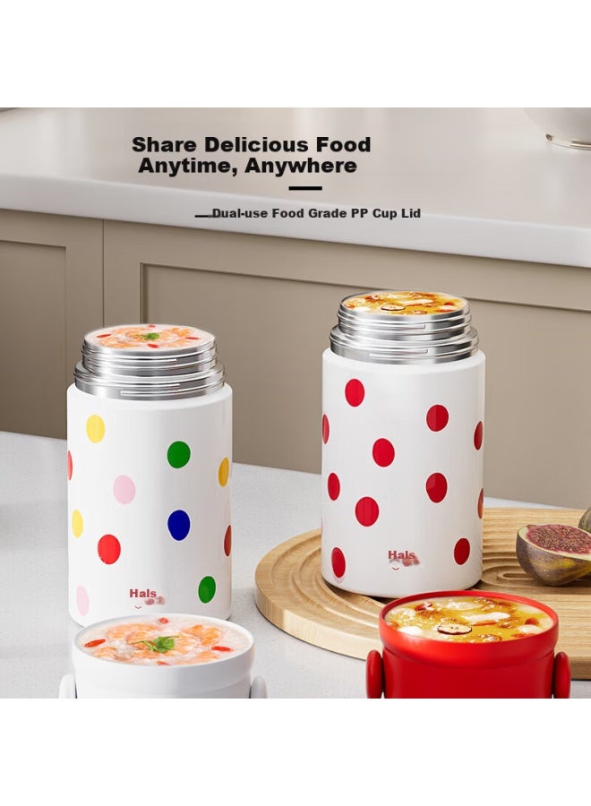 Haers Stainless Steel Insulated Food Jar With Wide Opening, Large Capacity Thermos Container, Portable Soup Pot With Extra Long Heat Retention, 316l Grade, 1000ml - Image 3