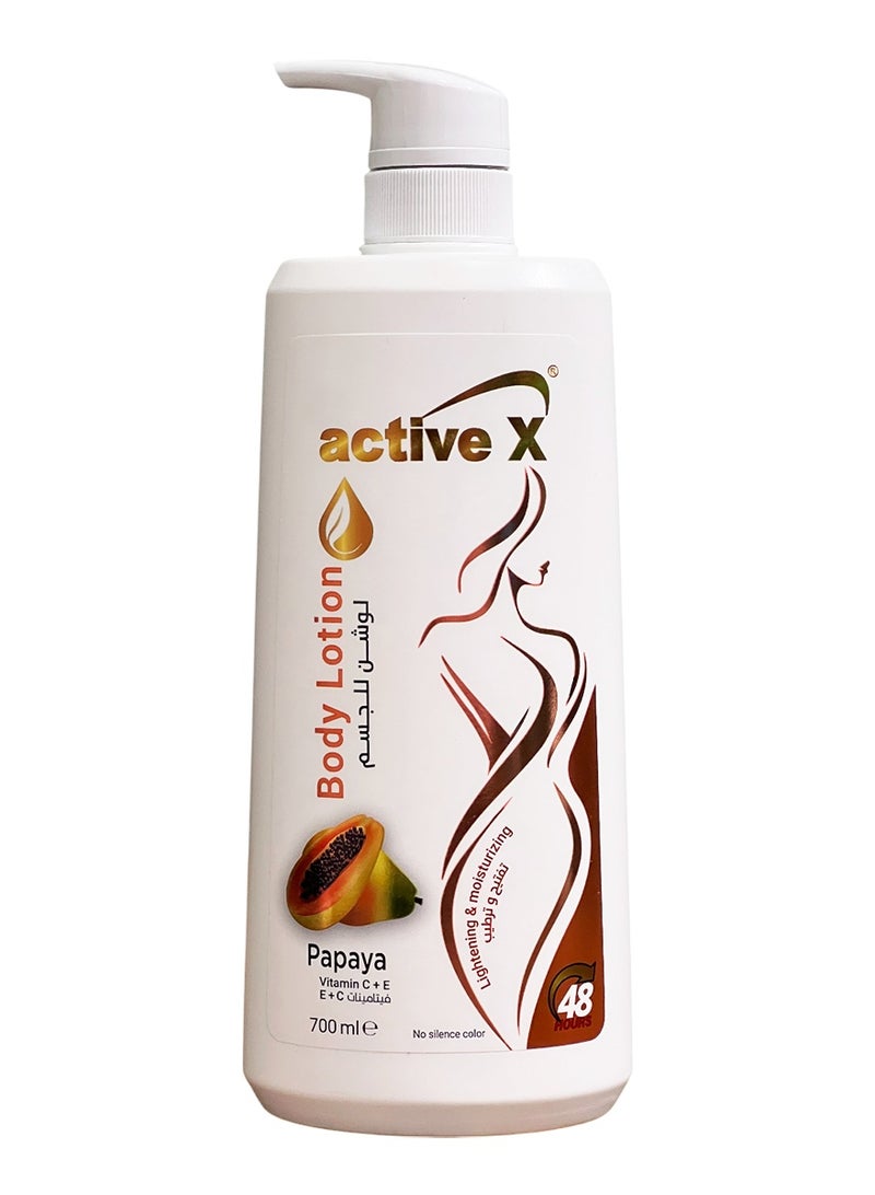 Activex Body Lotion 700ml – Papaya Vitamin C + E