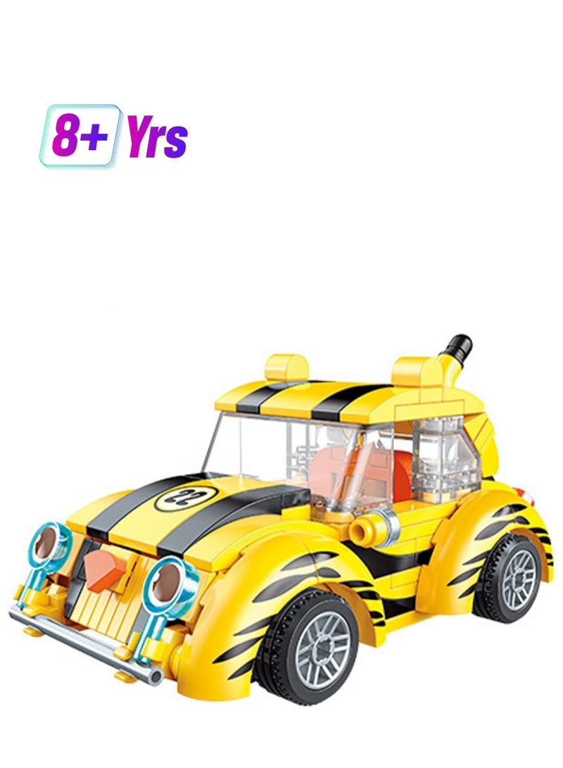 مجموعة من زينة بناء نماذج من سلسلة Cat Beetle وStation Wagon، ألعاب تعليمية للأطفال - Image 1