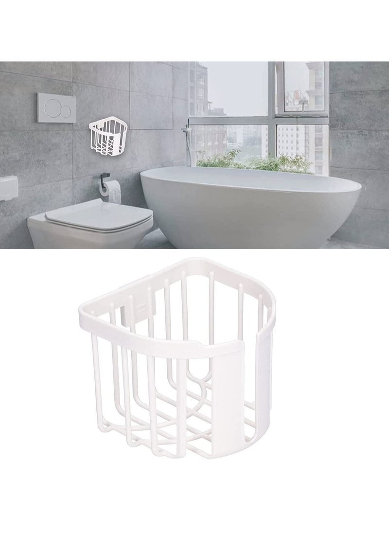 Generic Punch-Free Toilet Paper Shelf Bathroom Kitchen Tissue Box Wall-Mounted Sticky Paper Storage Box Toilet Paper Holder Roll Paper  - Image 5