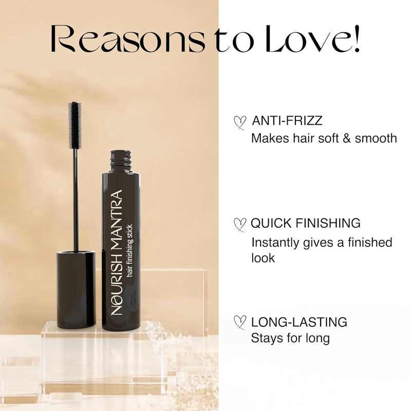 Nourish Mantra Hair Finishing Stick Gel Your GoTo Hair Fixer NonGreasy and NonSticky Does not Leaves A White Cast A MustHave Hair Accessory For Mens Womens 12 ml Pack Of 3 - Image 2