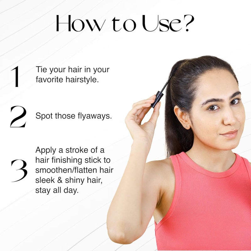 Nourish Mantra Hair Finishing Stick Gel Your GoTo Hair Fixer NonGreasy and NonSticky Does not Leaves A White Cast A MustHave Hair Accessory For Mens Womens 12 ml Pack Of 3 - Image 3