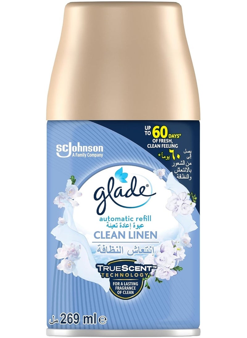 Glade - Glade Automatic Spray Refill Air Freshener Clean Linen 269ml - Image 1
