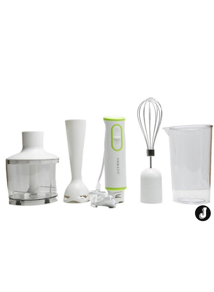 JAJEEK "NEW 4-in-1 Hand Blender & Mixer Grinder – Versatile Juicer, Smoothie Blender for Home, Office & Camping" - Image 4