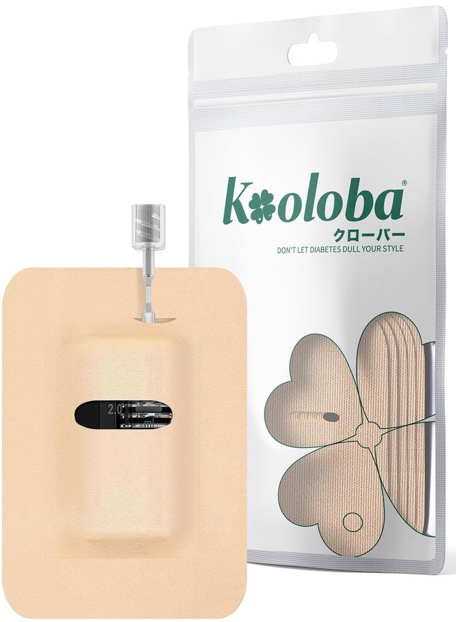 Kooloba Tandem Mobi Adhesive Sleeve, 10 Pack Waterproof & Hypoallergenic Overpatch Pocket for Tandem Mobi Insulin Pump, Breathable Latex-Free Stretch Fabric, 10+ Days Long Wear, Stylish Multi-Design Pack - Image 1