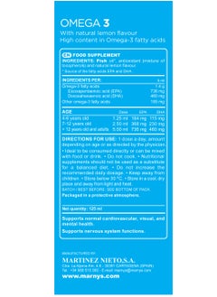 MARNYS Marnys Omega 3 - 125ml  - Image 3
