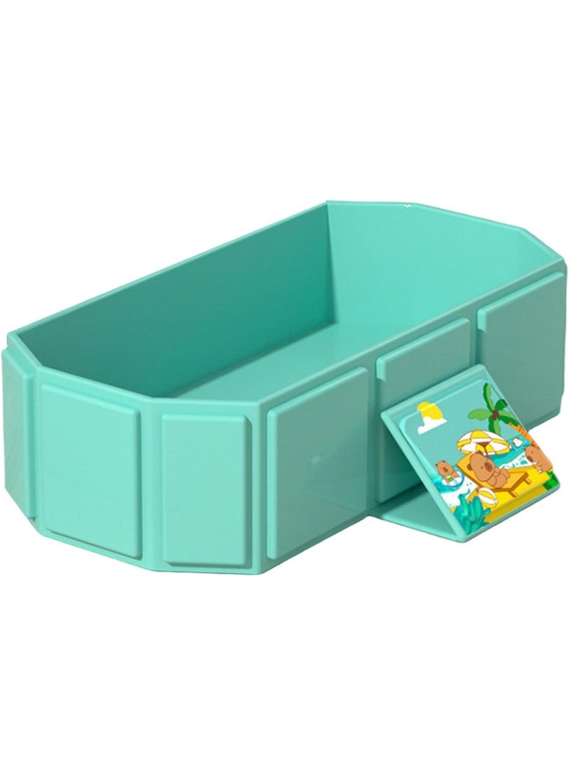 Portable Foldable Baby Bathtub - Space Saving Multifunctional Large Infant Tub with 5-Layer Insulation & Reinforced Support for 0-4 Years - Image 5