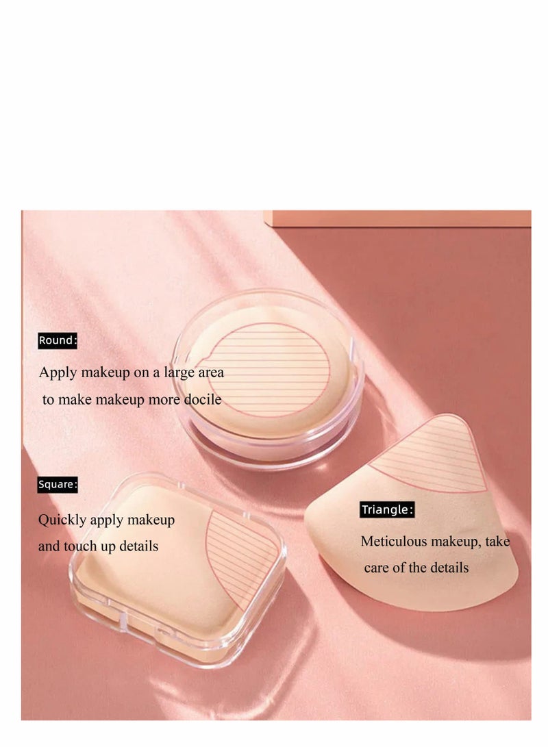Generic Soft Triangle Makeup Sponge for Flawless Foundation Application Beauty Tools for Women  - Image 2