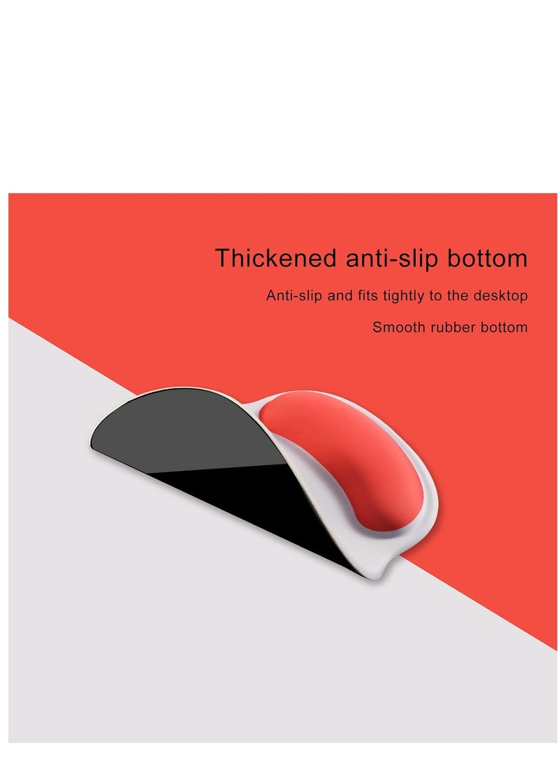 Y&D Ergonomic Mouse Pad with Gel Wrist Support, Comfortable Mousepad with Smooth Wrist Rest Surface and Non-Slip PU Base for Pain Relief, Computer, Laptop, Office & Home  - Image 3
