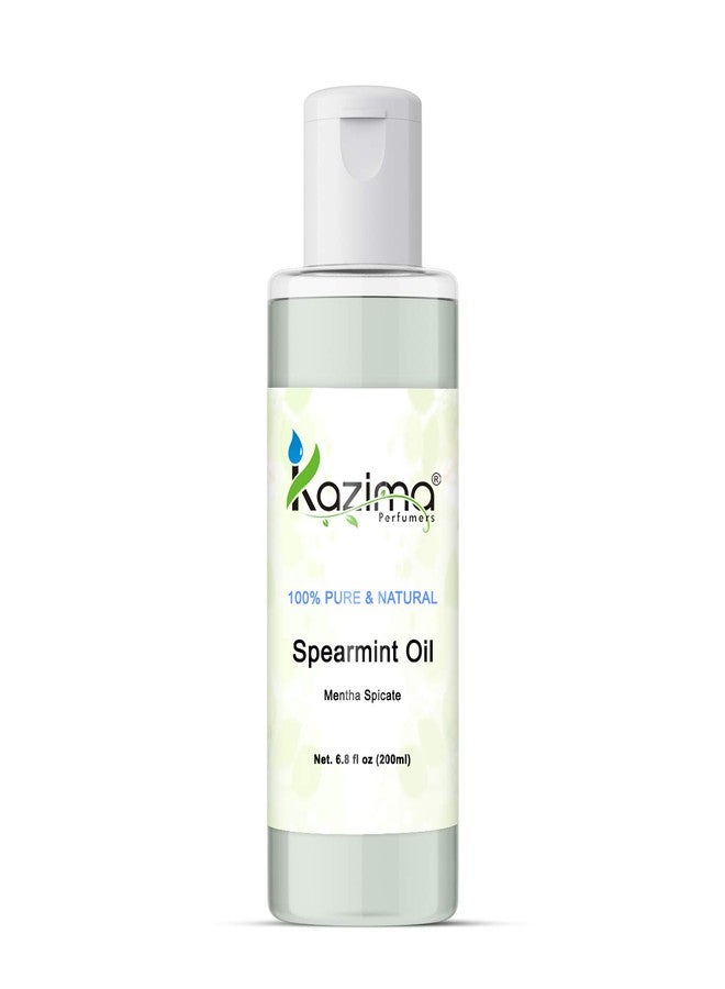 KAZIMA Spearmint Essential Oil - 100% Pure, Natural & Undiluted Oil for Skin Care & Hair Care, 200 ml - Image 1