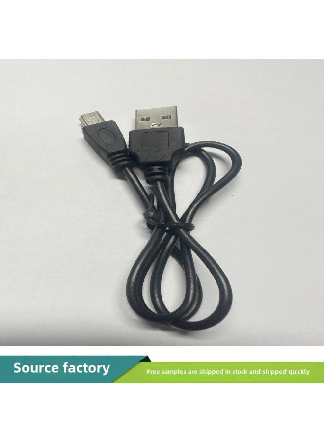 كابل شحن V3 من USB إلى كابل شحن صغير، كابل شحن بمنفذ سلم، كابل شحن مكبر صوت صغير، MP3 - اللون: أسود - Image 2