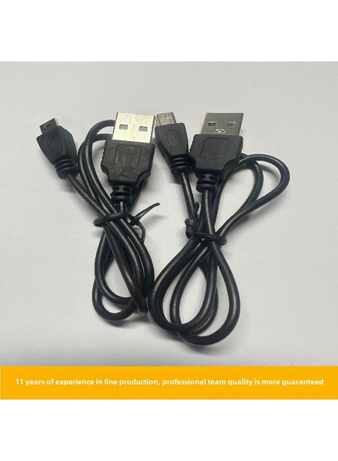 كابل شحن V3 من USB إلى كابل شحن صغير، كابل شحن بمنفذ سلم، كابل شحن مكبر صوت صغير، MP3 - اللون: أسود - Image 3