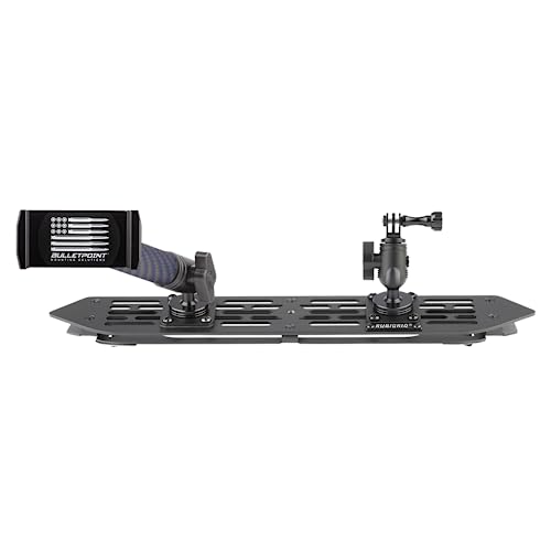 Bulletpoint RubiGrid Dash Mount Platform Phone Holder for 2018-2023 Wrangler JL (NOT 4xe) + 2020-2023 Gladiator - Jeep Compatible Multi-Device Mount - Image 1
