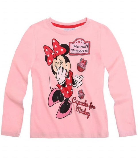 تي شيرت ميني ماوس للبنات بأكمام طويلة من Kids TV