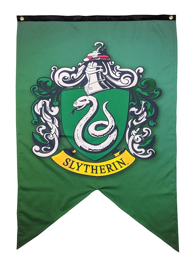 Harry Potter Wall Banner - Large Size 30" x 50" - Indoor Fabric Banner (Slytherin) - Image 1