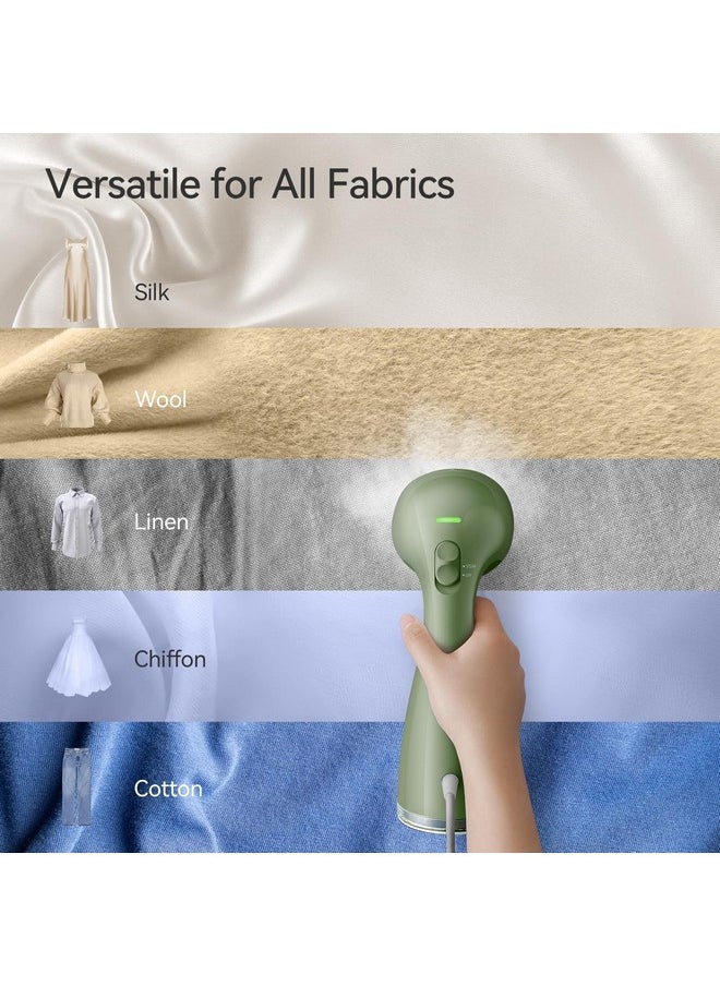 HiLife HiLIFE Steamer for Clothes, 1100W Clothes Steamer with Large 300ml Tank, Handheld Clothing Steamer, Fabric Wrinkle Remover, Portable & Compact Travel Size Garment Steamer ONLY FOR 120V (Green)  - Image 5