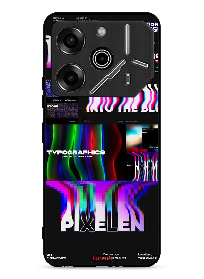 Tolwak Tecno Pova 6 Pro 5G Protective Case Cover Motion Design - Image 1