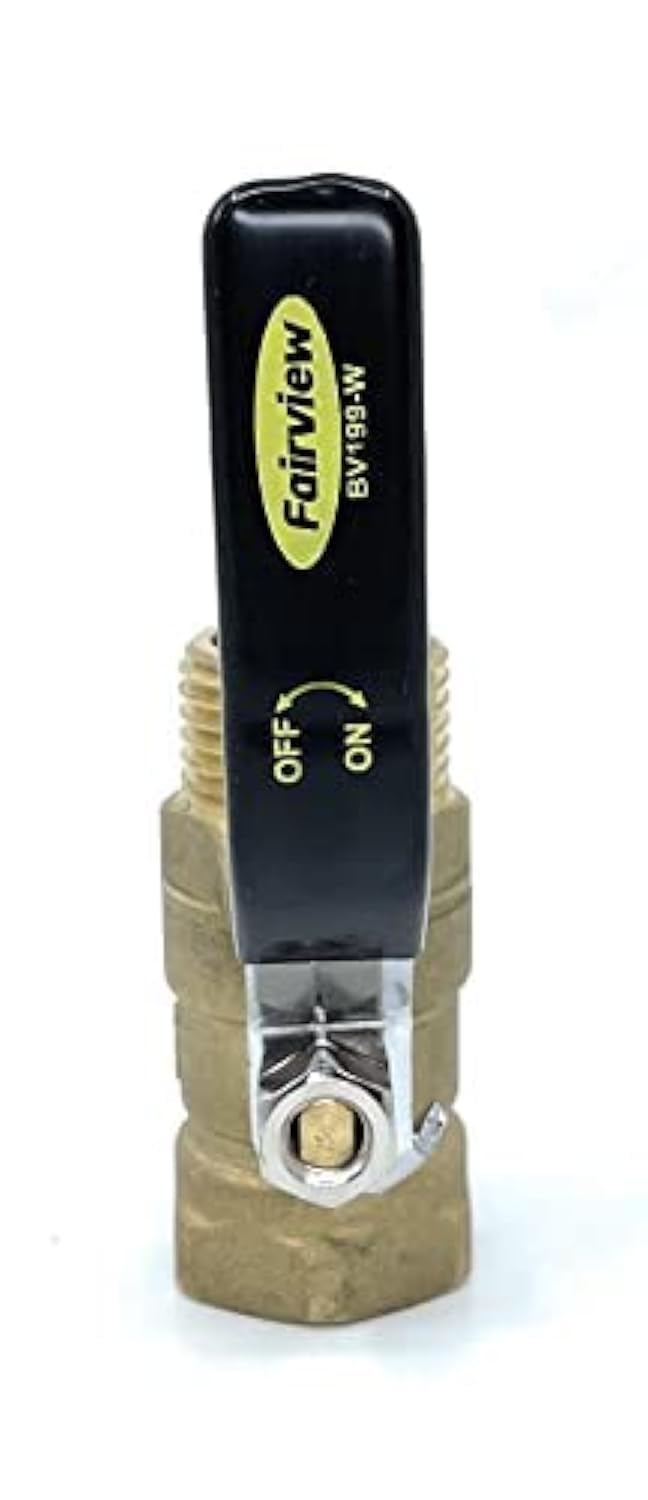 Fairview Industrial-Grade Garden Hose Straight Shut-Off Valve - Image 1