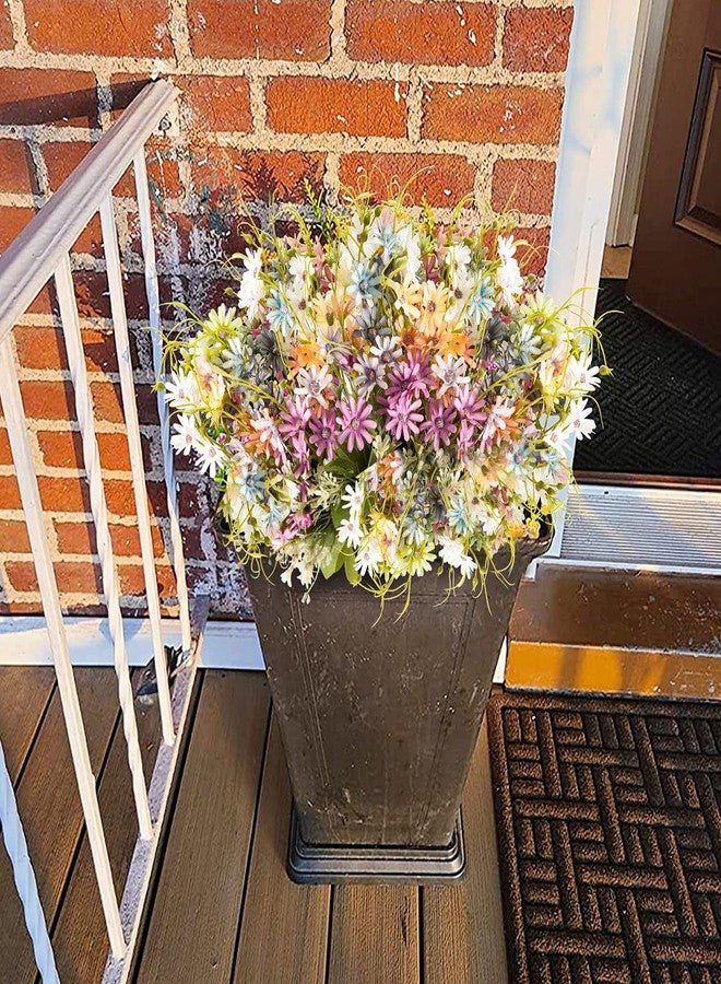 AUMVEYI 6 Bundles Wildflowers Artificial Flowers Outdoor Fake Daisy UV Resistant Silk Wild Flower Bouquets Bulk Faux Plants Plastic Greenery for Decoration vase Floral Arrangements Home Décor - Image 5