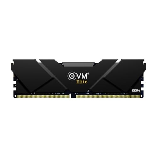 EVM Elite 32GB DDR4 3200MHz Gaming Desktop RAM – Intel XMP & AMD EXPO, Aluminum Heat Sink, CL15, 1.2V Low Voltage, 288-Pin Long-DIMM, 10-Year Warranty (EE32G32DT) - Image 1