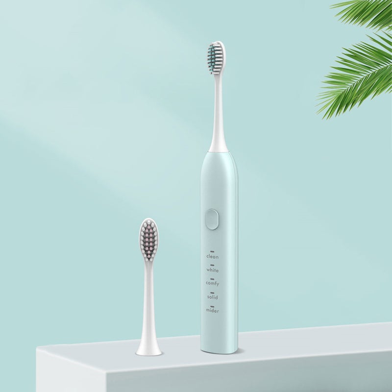 USB Sonic Electric Toothbrush 5 Modes Rechargeable Automatic Vibration Toothbrush for Adult Dental Care with 3 Replaceable Toothbrush Heads - Image 5