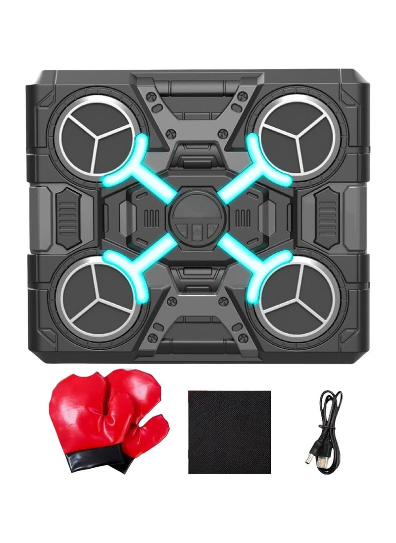 Generic Interactive Boxing Game - High Energy Boxing Equipment, Digital Boxing Wall Target Punching Pads | Multifunctional Music Punching Machine, Boxing Machine Wall Mounted Music with Gloves for Indoor Gym  - Image 2