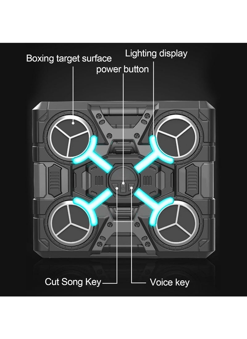 Generic - Interactive Boxing Game - High Energy Boxing Equipment, Digital Boxing Wall Target Punching Pads | Multifunctional Music Punching Machine, Boxing Machine Wall Mounted Music with Gloves for Indoor Gym - Image 1
