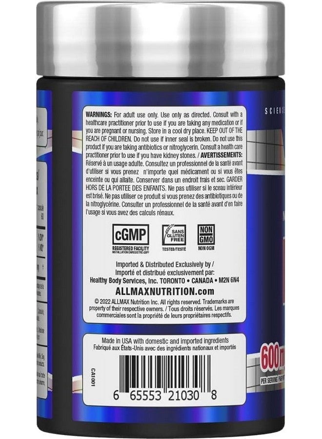 AllMax Nutrition ALLMAX NAC - 60 Veggie Capsules - Immune Support & Free Radical Protection - 60 Servings - Image 4