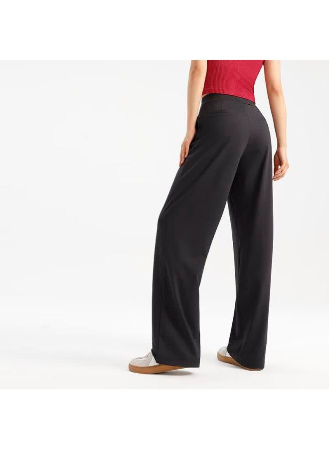 Vfu Cloud Soft Suit Pants High Elasticity Draped Slimming Wrinkle-resistant Straight Loose Trousers Graphite Gray S - Image 2