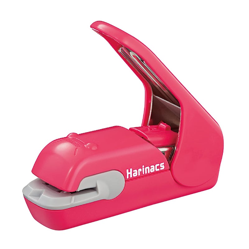 Kokuyo Harinacs Press Staple-Free Stapler; with This Item, You Can Staple Pieces of Paper Without Making Any Holes on Paper. [Pink]?Japan Import? (Pink) - Image 1