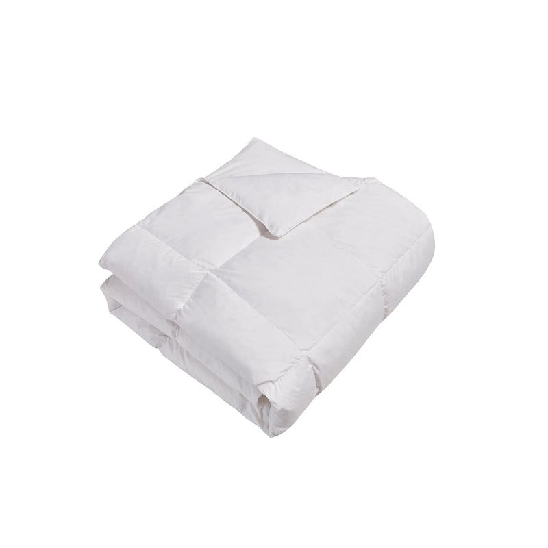 Kathy Ireland Royal Luxe White Kathy Ireland Feather Goose Down ComforterAll Season Warmth Twin 