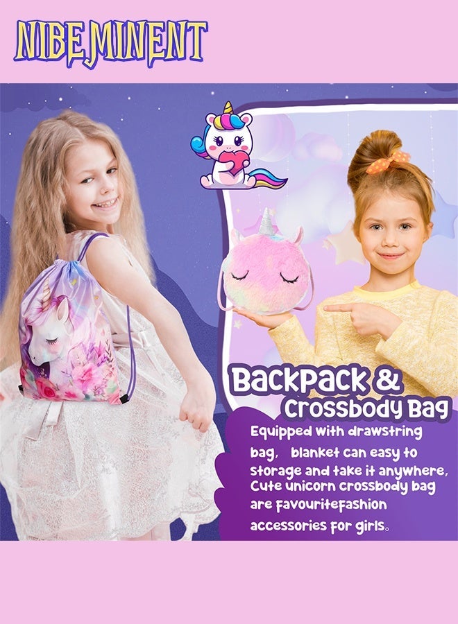 NIBEMINENT Unicorn Gift Set for Girls, Birthday Gifts, Ramadan Gift Box, Back-to-School Gifts, Graduation Gifts, Girls' Toys for Ages 4 to 18 Combined Materials (Multicolour) - Image 4