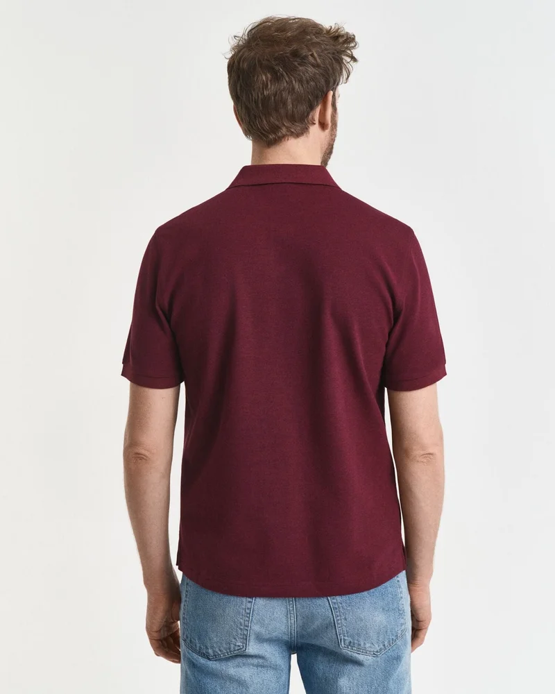 GANT  Regular Shield Short Sleeve Pique Polo for Men | Best Price UAE