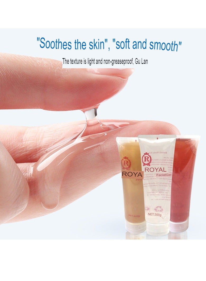 Royal جل تجديد البشرة، جل فيسكال لجهاز تفتيت الدهون 40k، جل موصل بترددات الراديو لجهاز حرق الدهون وأجهزة فقدان الوزن الأخرى، (300 جرام وردي) - Image 3