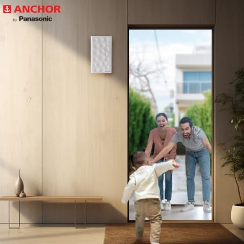 Anchor by Panasonic Dual Tone Doorbell | Calling Bell for Home | Door Bell for Office, School (38910) - Image 3