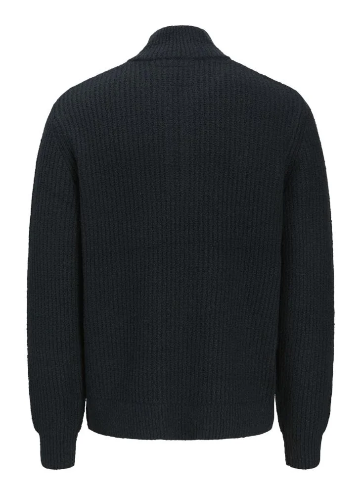JACK & JONES Jprwinter Knit Half Zip Styd Aw24