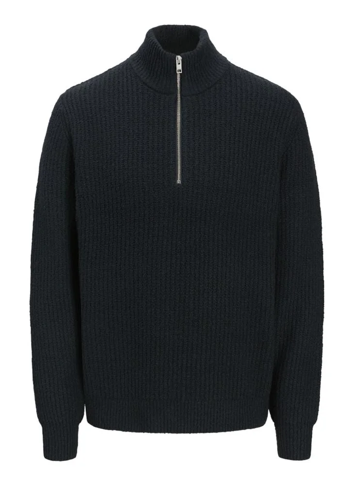 JACK & JONES Jprwinter Knit Half Zip Styd Aw24