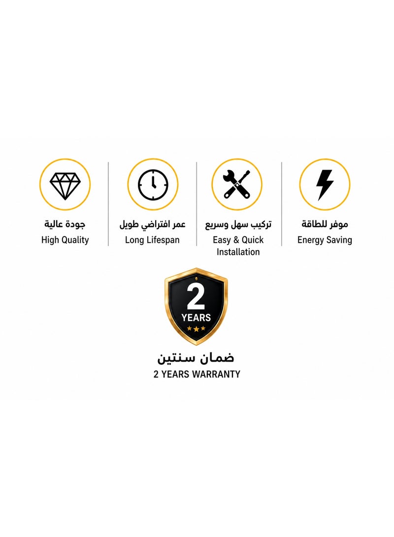 100W LED Flood Light Bright White – IP66 Waterproof – Energy Saving – 2 Years Warranty – Outdoor Use - Image 5