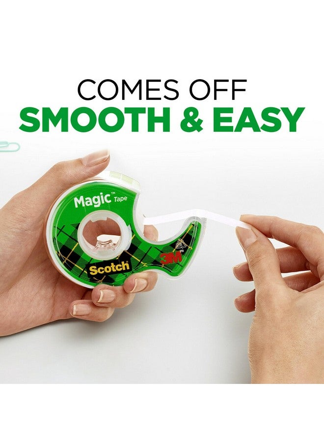 Scotch  Magic Tape, Invisible, Home Office Supplies And Back To School Supplies For College And Classrooms, 4 Rolls With 4 Dispensers - Image 5