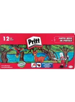 Pritt Cardboard Box of 12 Crayons 