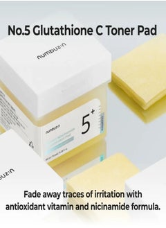 numbuzin Numbuzin No.5+ Niacinamide Concentrated Toner Pads - 70 Pads with Glutathione, Niacinamide, PHA & LHA | 180ml Korean Skincare Set  - Image 4