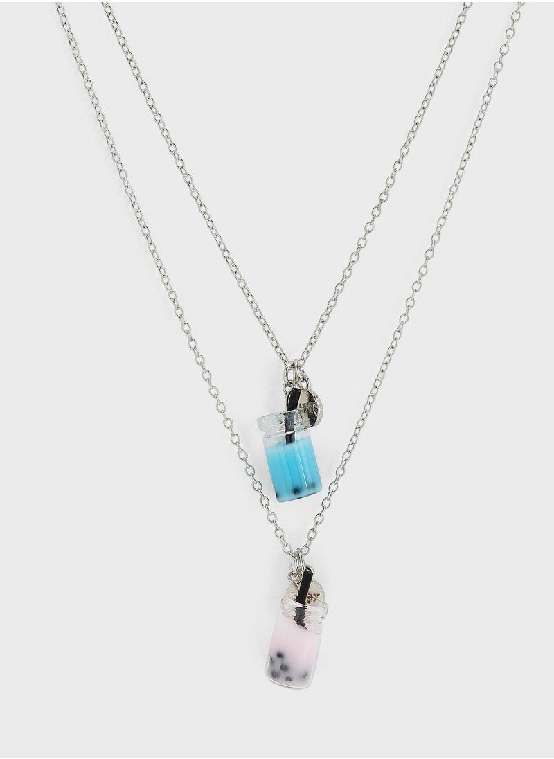 Claires - Kids 2 Pack Best Friend Necklace - Image 1