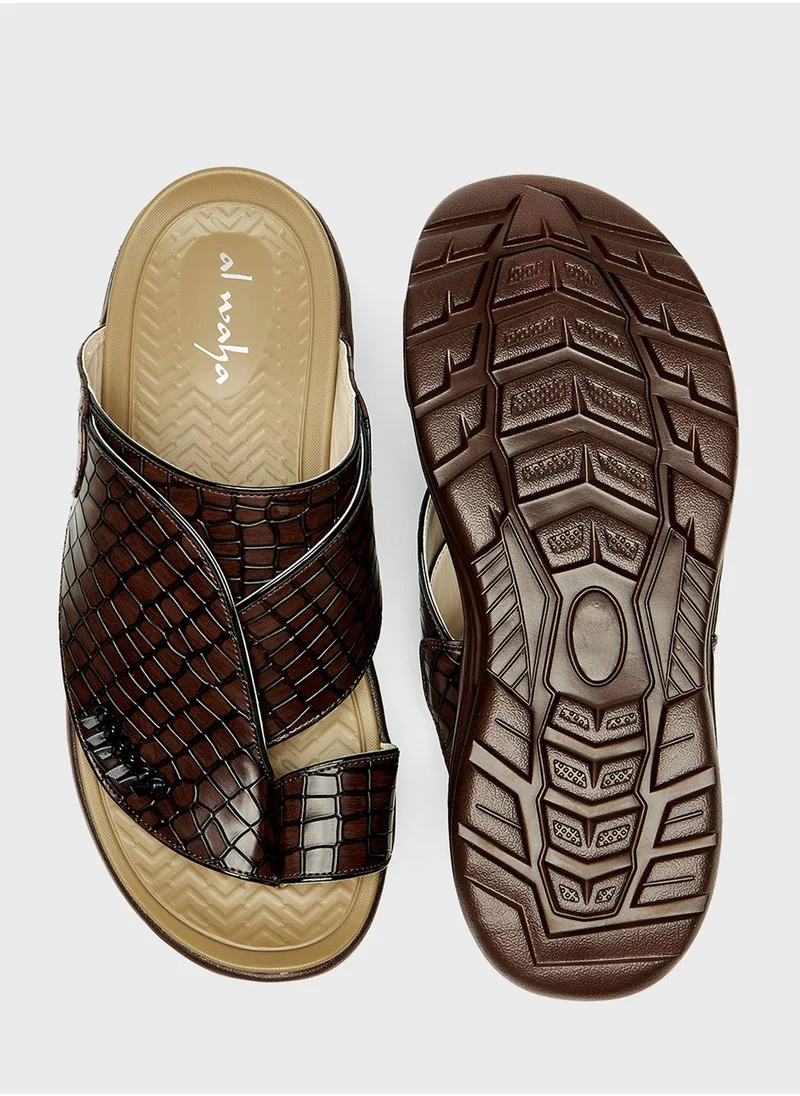 الواحة Casual Comfort Arabic Sandals