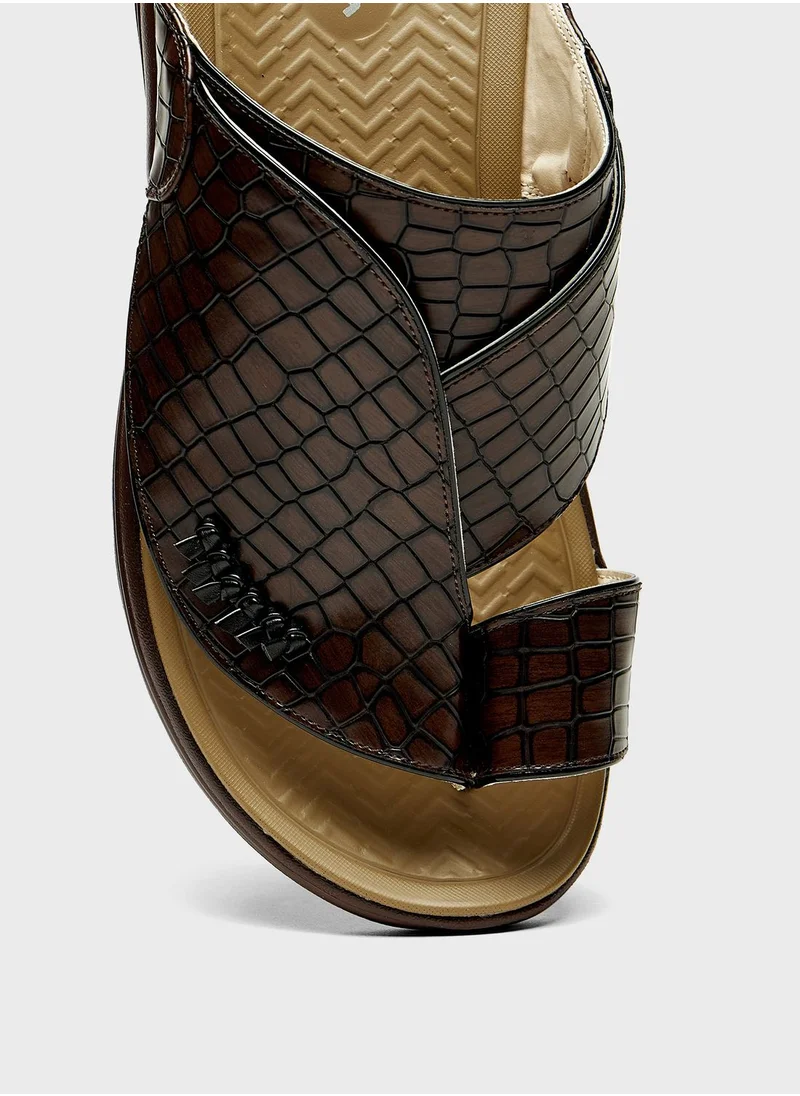 الواحة Casual Comfort Arabic Sandals