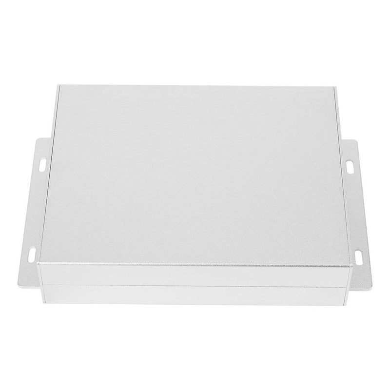 صندوق كهربائي من الألومنيوم بغطاء فضي رملي منحني 33x114x140 مم لتبديد الحرارة وحجب الإشارات - Image 4