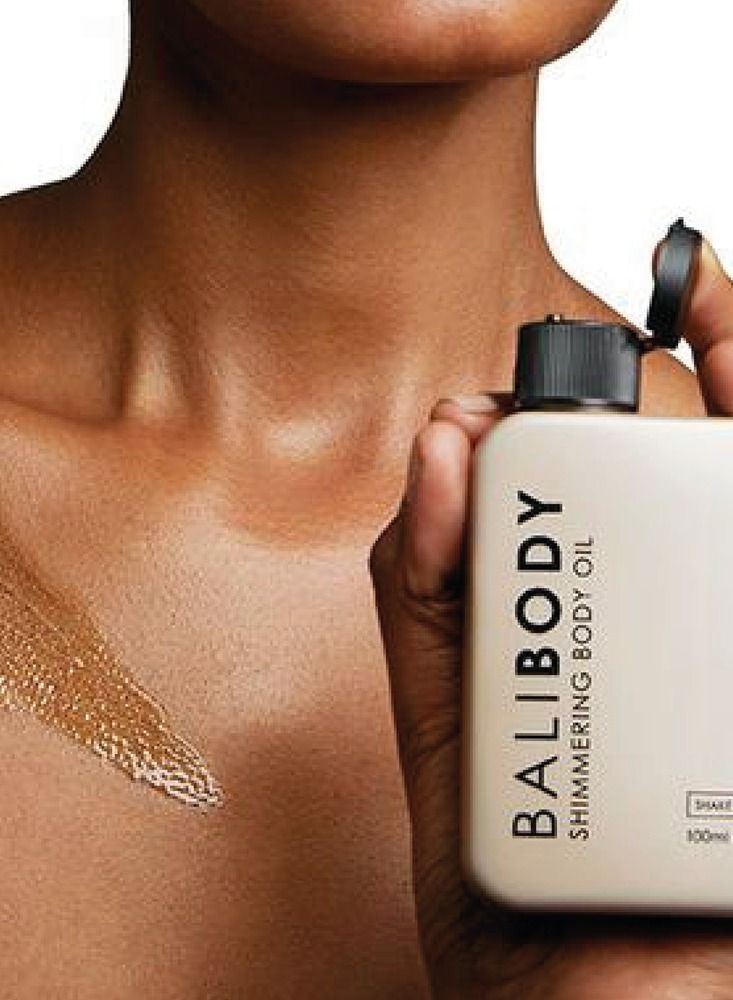 بالي بودي زيت شيمري من بالي بودي مرطب للجسم مع لمعة برونز | 100 مل - Image 2