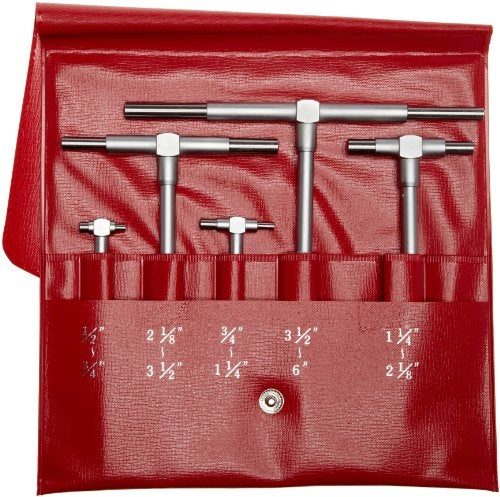 Mitutoyo 155-904, 1/2" to 6", 5 Piece Telescoping Gage Set - Image 2